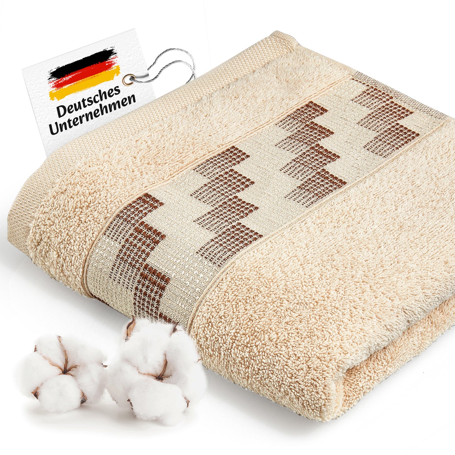 Boazhan Luxury Handtuch Jaquard | 50x90 cm
