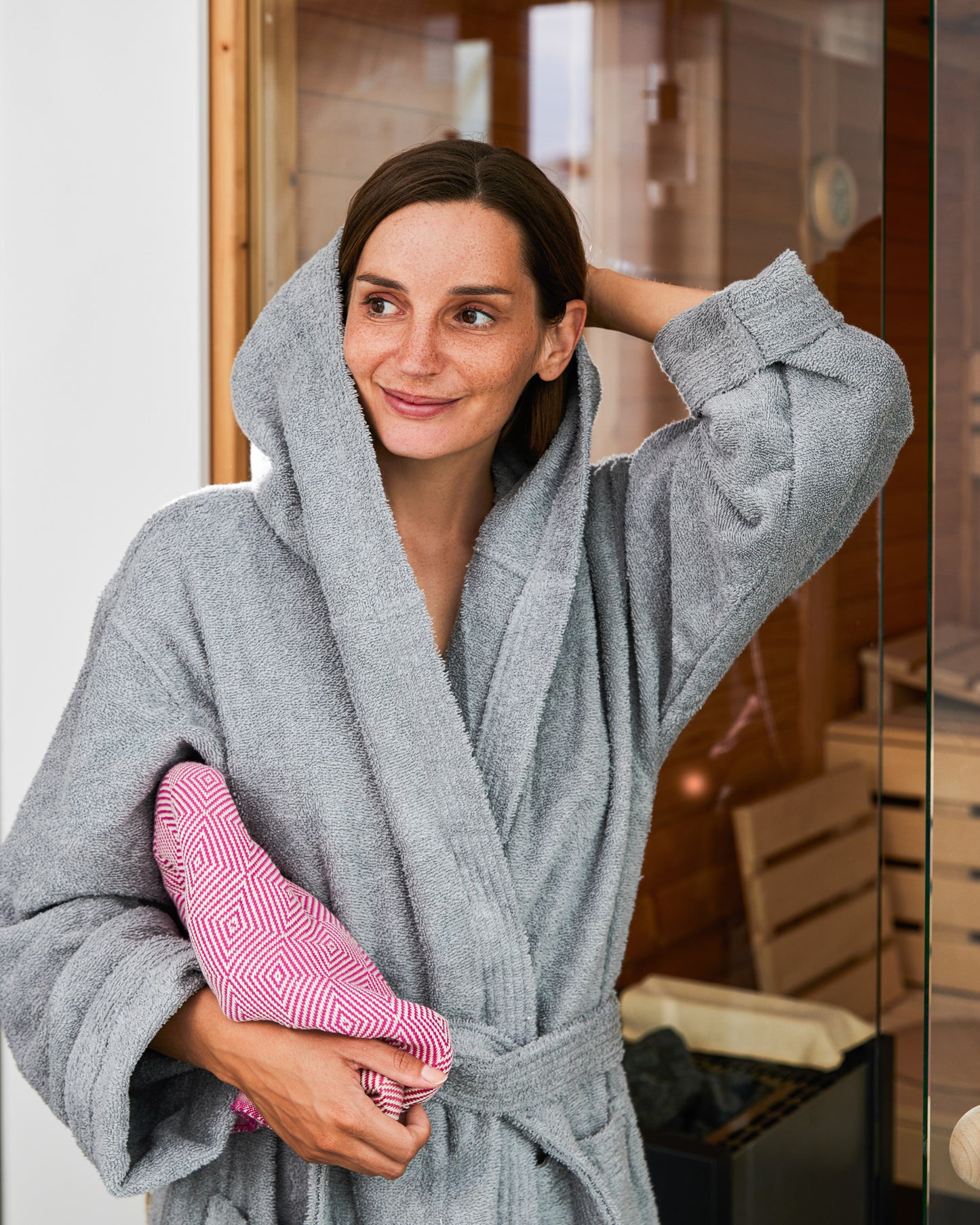 Boazhan Bademantel Paris Unisex