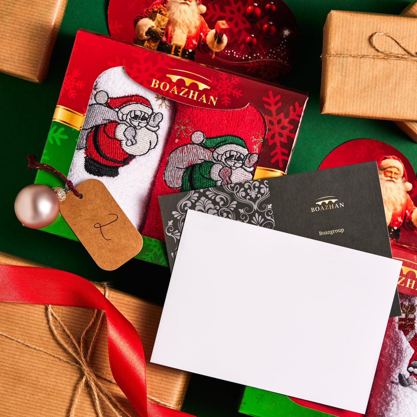 Boazhan Handtuch Set Santa