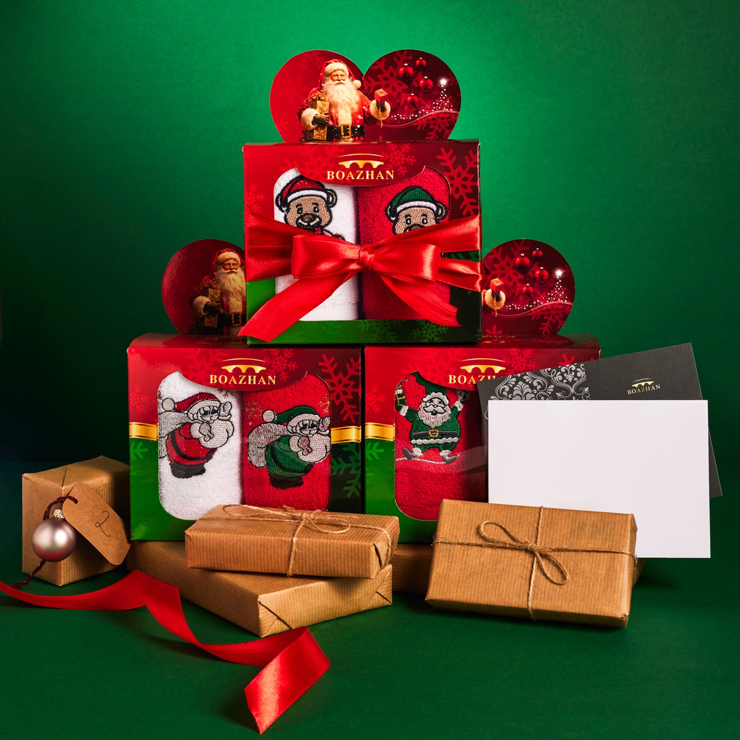 Boazhan Handtuch Set Santa