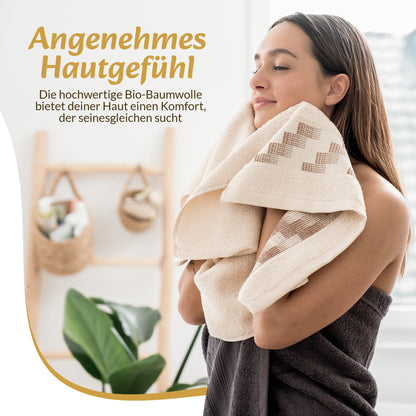 Boazhan Luxury Handtuch Jaquard | 50x90 cm