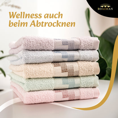 Boazhan Luxury Handtuch Jaquard | 50x90 cm