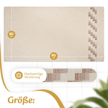 Boazhan Luxury Handtuch Jaquard | 50x90 cm
