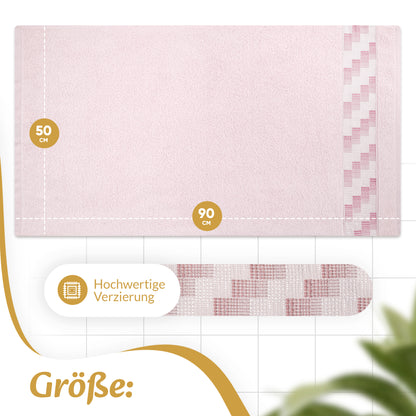 Boazhan Luxury Handtuch Jaquard | 50x90 cm