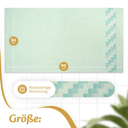 Boazhan Luxury Handtuch Jaquard | 50x90 cm