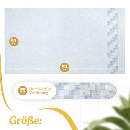 Boazhan Luxury Handtuch Jaquard | 50x90 cm
